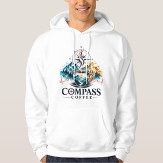 Compass Coffee Mountain Adventure-trui Hoodie