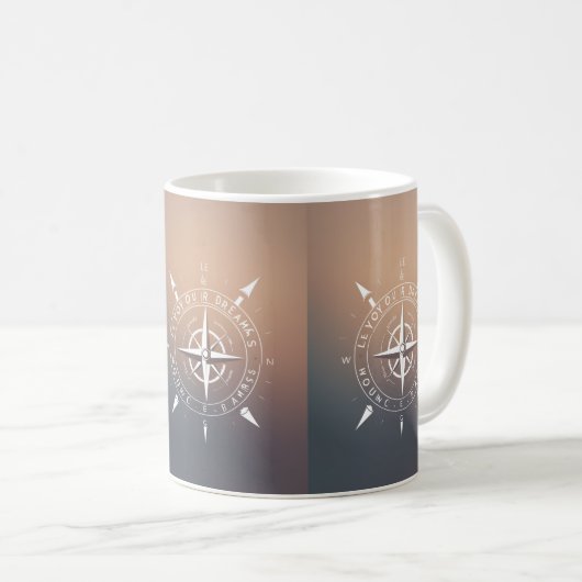 Compass Design Moderne Mok (Voorkant rechts)