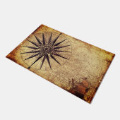 Compass Discovery Age Wereldkaart Vintage Deurmat (Schuin)