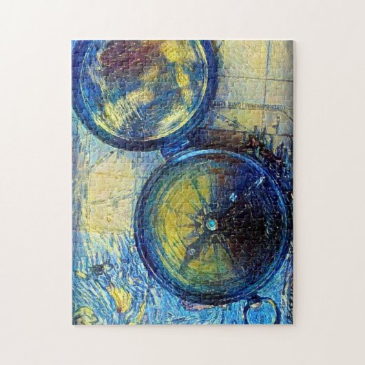 Compass en Map Legpuzzel (Verticaal)
