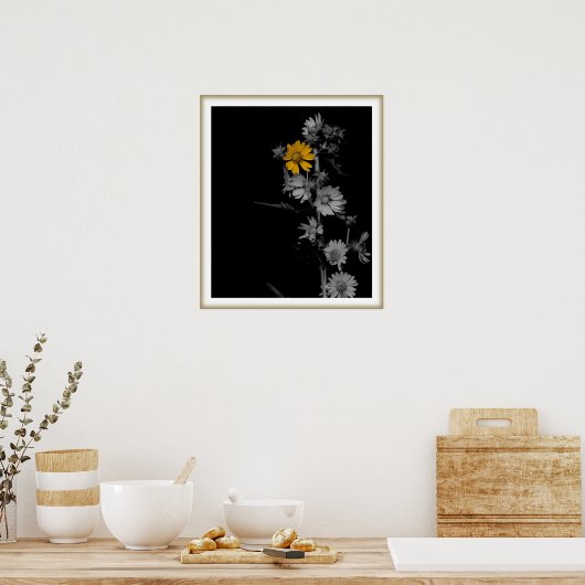 Compass Flower Print (Keuken)