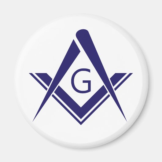 compass freemason guild mason organisation sign sy magneet (Voorkant)