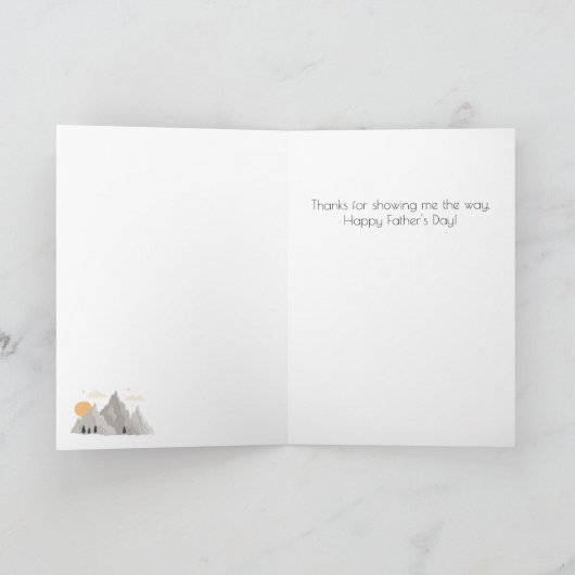 Compass Funny Vaderdag Kaart (Binnen)