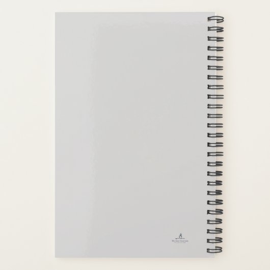 Compass Hard Cover Planner- Midnight Cartographer Planner (Achterkant)