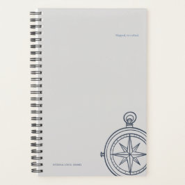 Compass Hard Cover Planner- Midnight Cartographer  Planner