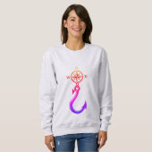 Compass & Hook – Women’s Sweatshirt (Voorkant volledig)