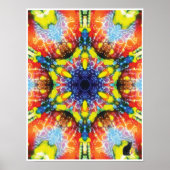 Compass Kinetic Collage Kaleidoscope Poster (Voorkant)