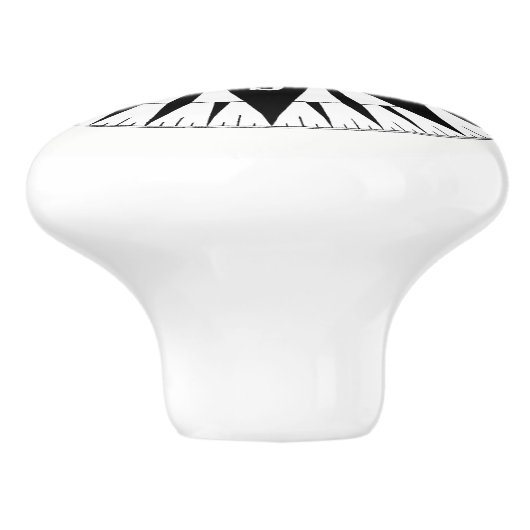Compass Knob Keramische Knop (Zijkant)