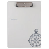 Compass-Midnight Cartographer- Clipboard Klembord (Voorkant)
