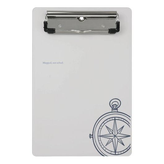 Compass-Midnight Cartographer- Clipboard Mini Klembord (Voorkant)