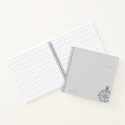 Compass-Midnight Cartographer  Notitieboek (Binnen)