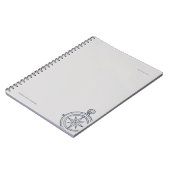 Compass/ Midnight Cartographer/Photo Notebook Notitieboek (Linkerzijde)