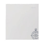 Compass-Midnight Catographer-Minimalist Notitieblok (Voorkant)