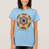 Compass Namaste Kaleidoscope T-Shirt (Voorkant)