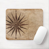 Compass Nautical Map Muismat (Met muis)