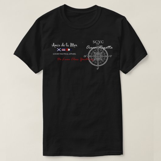 Compass-ontwerp T-shirt (Design voorkant)