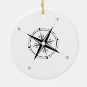  Compass Roos Adventure Exploratie Keramisch Ornament (Achterkant)