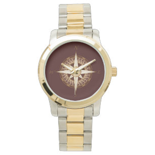 Compass Roos Brown Watch Horloge