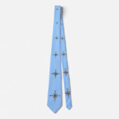 Compass Roos Stropdas - lt blu (Voorkant)