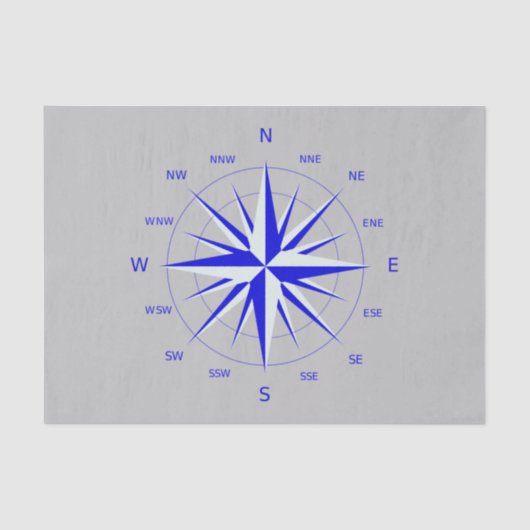 Compass Roos-weefselpapier Tissuepapier (Voorkant)