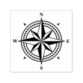Compass roos  zelfinktende stempel (Design)