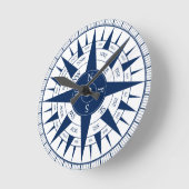 Compass Rose Ronde Klok (Hoek)