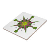 Compass Skewed Design Tegeltje (Zijkant)