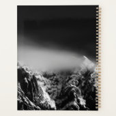 Compass star embleem monogram dramatische bergen planner (Achterkant)