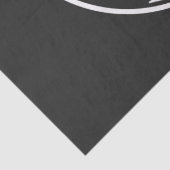 Compass star monogram, personaliseerbaar embleem tissuepapier (Detail)