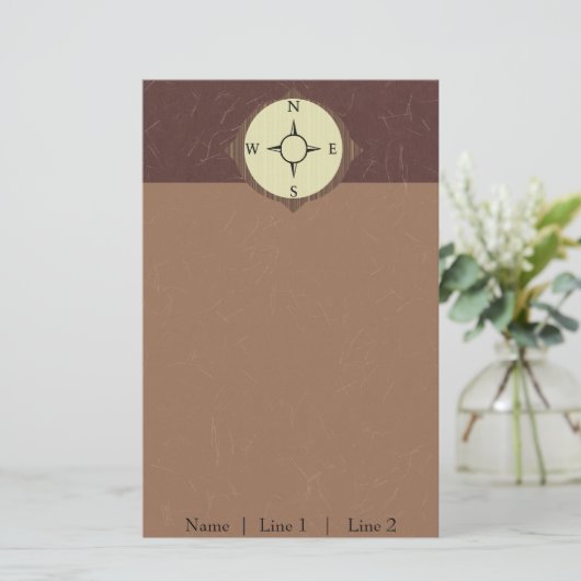 Compass Stationery Briefpapier (Staand voorkant)