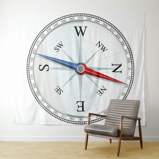 Compass Tapestry Wandkleed (In Situ (horizontaal))