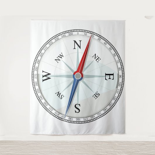 Compass Tapestry Wandkleed (Voorkant)