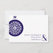 Compass Wedding RSVP (Voorkant)