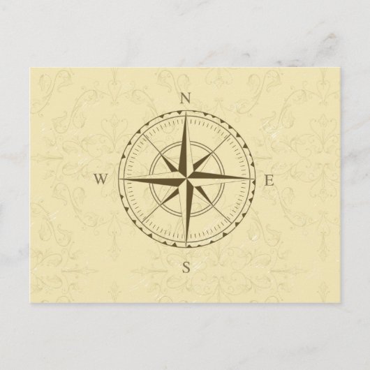 compass zuidoosten briefkaart (Voorkant)