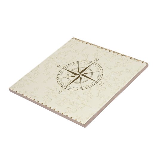 compass zuidoosten tegeltje (Zijkant)