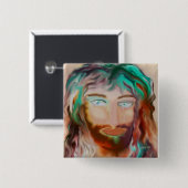 Compassie Art Pin Vierkante Button 5,1 Cm (Voorkant /achterkant)