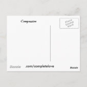 Compassie Briefkaart (Achterkant)