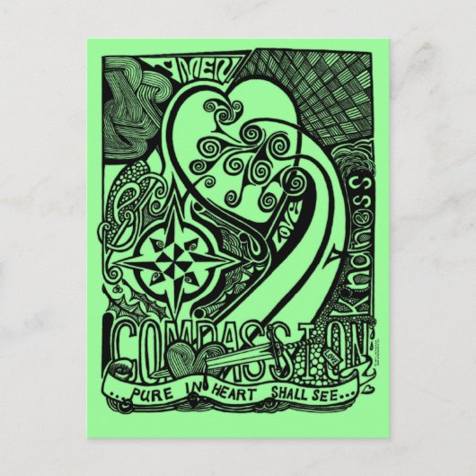 Compassie Briefkaart (Voorkant)