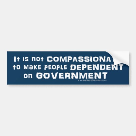 Compassie Bumpersticker (Voorkant)
