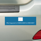 Compassie en empathie bumpersticker (Op auto)
