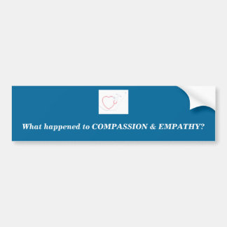 Compassie en empathie bumpersticker