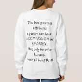 Compassie en empathie Kleding T-Shirt (Achterkant)