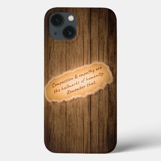 Compassie en empathie zijn de Hallarinaties van de Case-Mate iPhone Case (Achterkant)