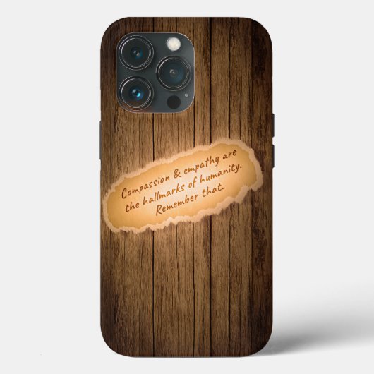 Compassie en empathie zijn de Hallarinaties van de Case-Mate iPhone Case (Achterkant)