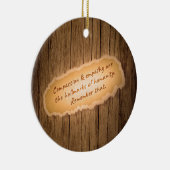 Compassie en empathie zijn de Hallarinaties van de Keramisch Ornament (Rechts)