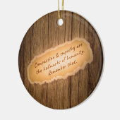 Compassie en empathie zijn de Hallarinaties van de Keramisch Ornament (Links)