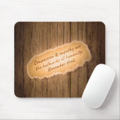 Compassie en empathie zijn de Hallarinaties van de Muismat (Met muis)