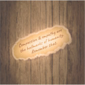 Compassie en empathie zijn de Hallarinaties van de Sticker (Voorkant)