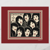 Compassie Geef het door op_flatpapier — vel 11 x 8 (Voorkant)