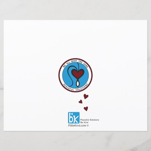 Compassie Geef het door op_flatpapier — vel 11 x 8 (Achterkant)